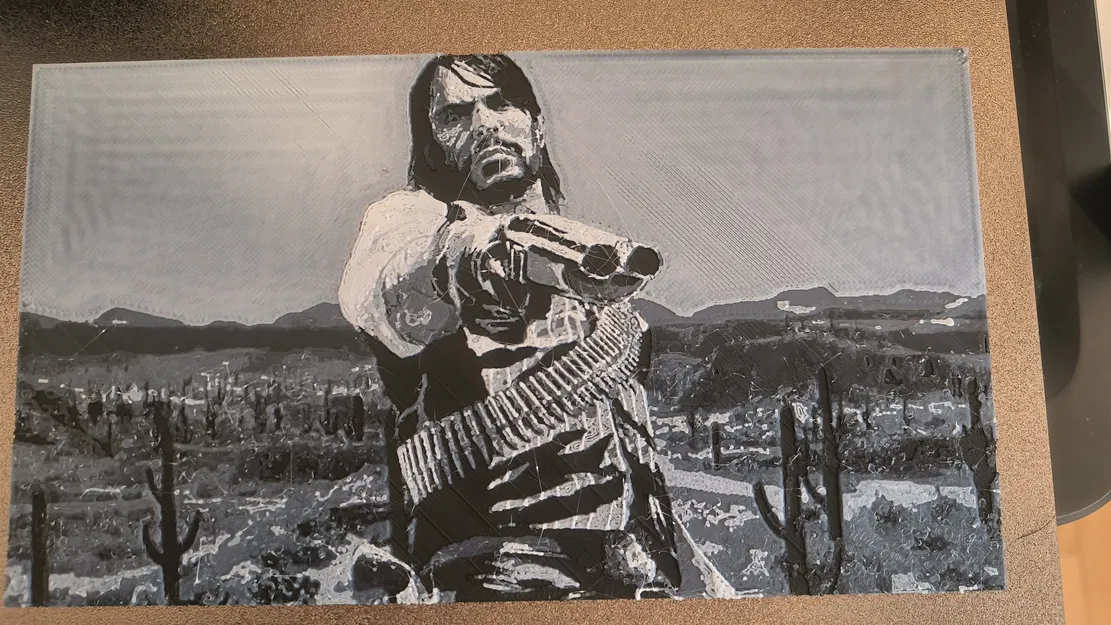 Mô hình HueForge John Marston - Red Dead Redemption 2 - Image 1