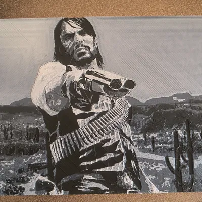 Mô hình HueForge John Marston - Red Dead Redemption 2