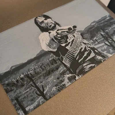 Mô hình HueForge John Marston - Red Dead Redemption 2