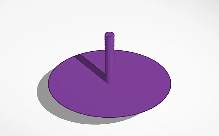 Mẫu in 3D con quay (Top) đơn giản xoay mượt mà - Image 1