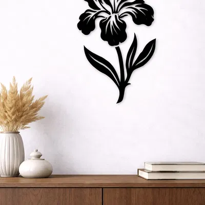Tranh treo tường hoa Diên Vĩ (Iris Wall Art)