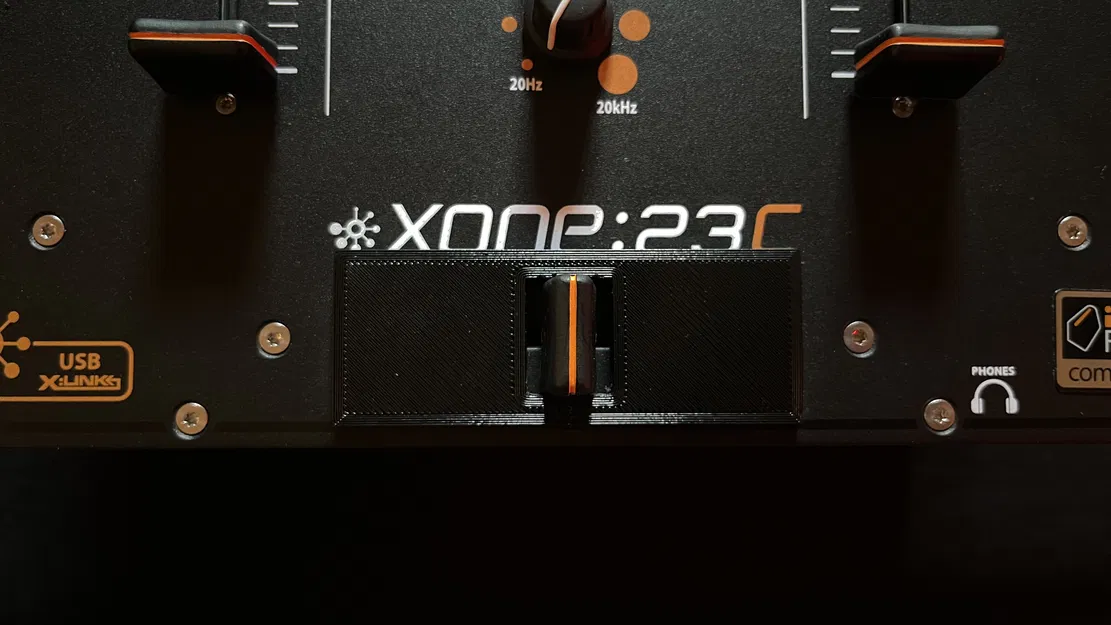 Khóa Crossfader cho mixer Allen & Heat Xone: 23/23C 3D Print - Image 1