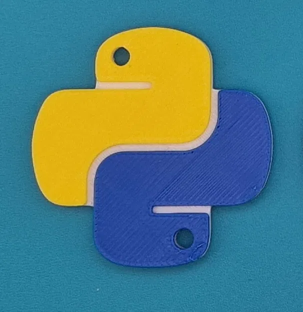 Móc khóa logo Python - Image 1