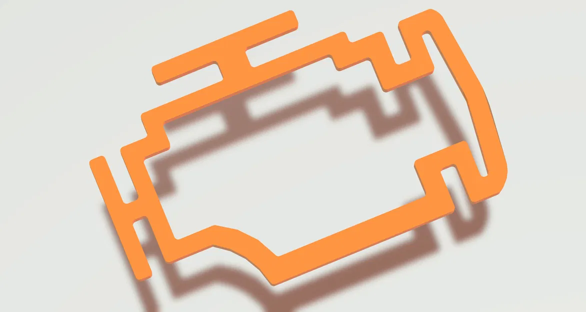 Móc khóa hình biểu tượng Check Engine - Phụ kiện độc đáo cho dân mê xe - Image 1