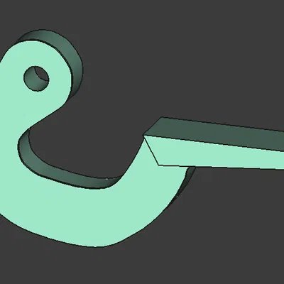 Móc giữ kim máy hát đĩa than (Turntable Needle Holder) - Tự in 3D