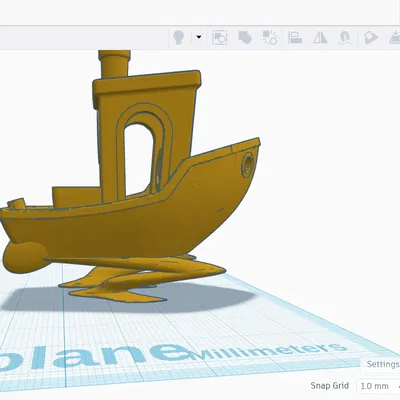 Mô hình thuyền Benchy với đôi chân người độc đáo dành cho in 3D