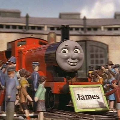 Mô hình đầu tàu James in 3D với chi tiết buồng khói nâng cao