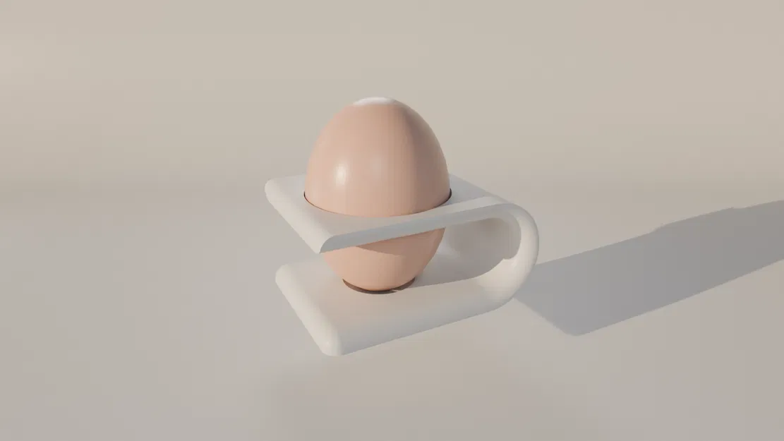 Khay đựng trứng 3D phong cách tối giản (Minimalist Egg Holder) - Image 1