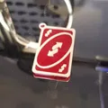 Móc khóa UNO Reverse Card - Phụ kiện 3D vui nhộn cho chùm chìa khóa - Thumbnail 2