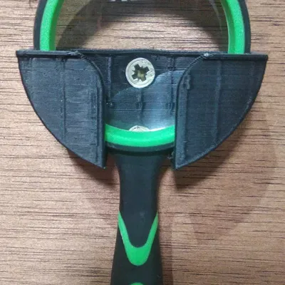 Giá treo kính lúp cầm tay 59mm tiện lợi - Tự in 3D tại nhà