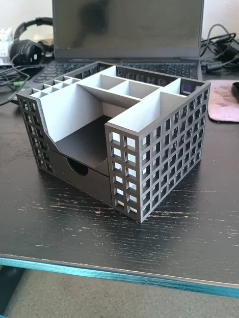 Khay đựng đồ văn phòng, cắm bút để bàn - Thiết kế dễ in, không cần support - Image 3