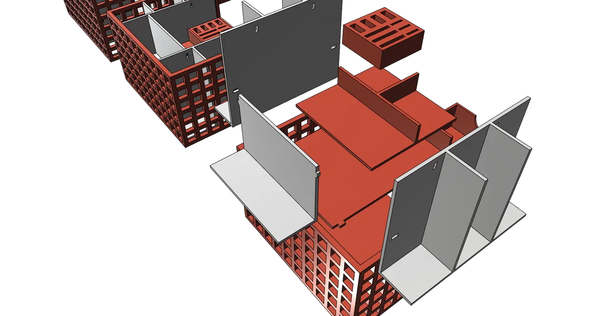 Khay đựng đồ văn phòng, cắm bút để bàn - Thiết kế dễ in, không cần support - Image 5