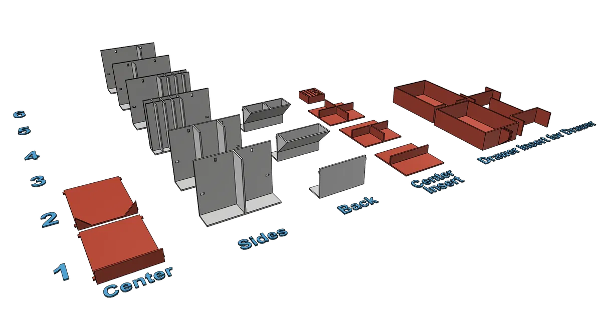 Khay đựng đồ văn phòng, cắm bút để bàn - Thiết kế dễ in, không cần support - Image 10