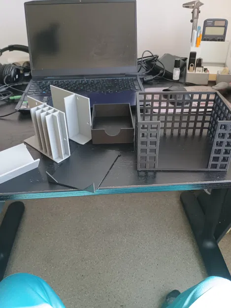 Khay đựng đồ văn phòng, cắm bút để bàn - Thiết kế dễ in, không cần support - Image 14