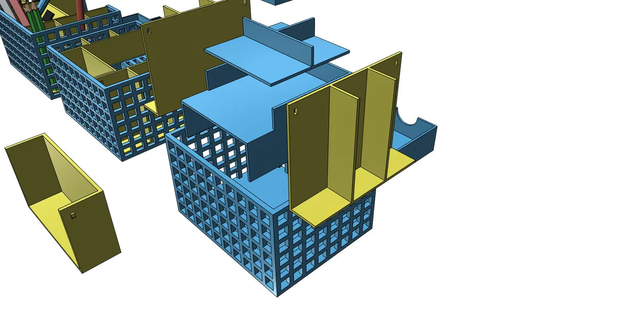 Khay đựng đồ văn phòng, cắm bút để bàn - Thiết kế dễ in, không cần support - Image 22