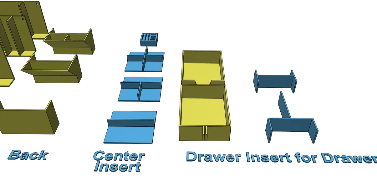 Khay đựng đồ văn phòng, cắm bút để bàn - Thiết kế dễ in, không cần support - Image 29