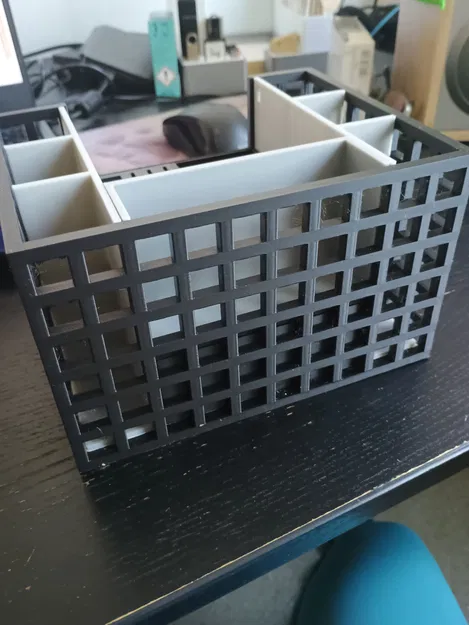 Khay đựng đồ văn phòng, cắm bút để bàn - Thiết kế dễ in, không cần support - Image 30