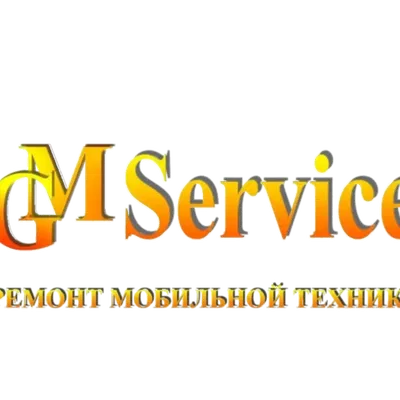 Mô hình logo 3D GM Service trang trí tiệm sửa chữa điện thoại