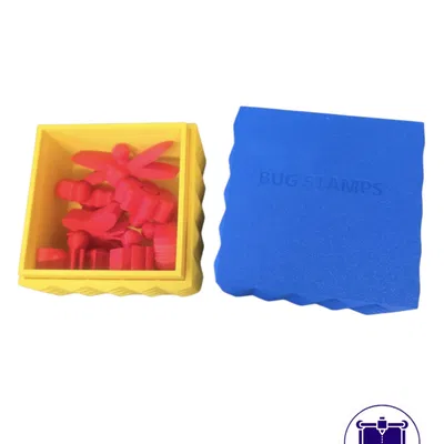 Bộ Hộp Và Con Dấu Lò Xo Kích Thích Giác Quan (Sensory Spring Stamps and Box)