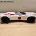 Mô hình Low Poly Speed Racer Mach Five - Thumbnail 3