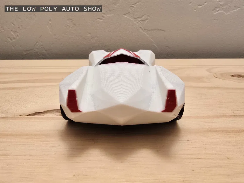 Mô hình Low Poly Speed Racer Mach Five - Image 5