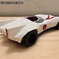 Mô hình Low Poly Speed Racer Mach Five - Thumbnail 6
