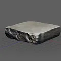 Mô hình đế đá tự nhiên 3D (Stone Base 2) trang trí trưng bày - Thumbnail 1