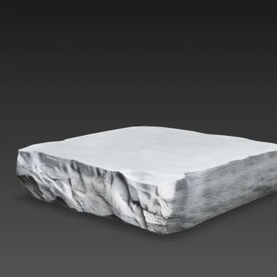 Mô hình đế đá tự nhiên 3D (Stone Base 2) trang trí trưng bày