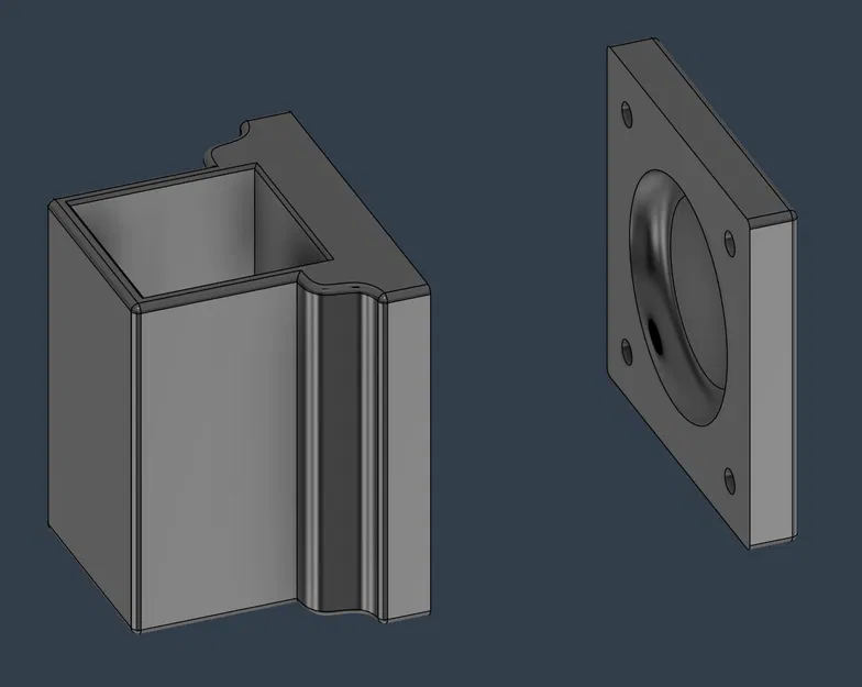 Ngàm gắn AirTag cho ống vuông 25x25mm (Bộ vỏ bảo vệ) - Image 1