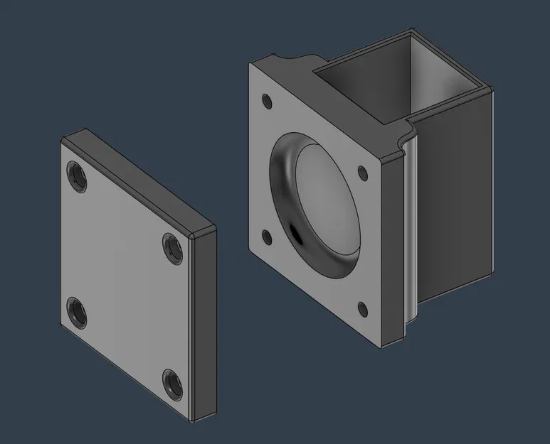 Ngàm gắn AirTag cho ống vuông 25x25mm (Bộ vỏ bảo vệ) - Image 2