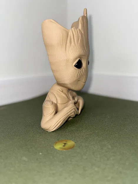 Mẫu in 3D Chậu cây Groot hình trái tim treo tường cực xinh - Image 4