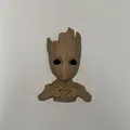 Mẫu in 3D Chậu cây Groot hình trái tim treo tường cực xinh - Thumbnail 5
