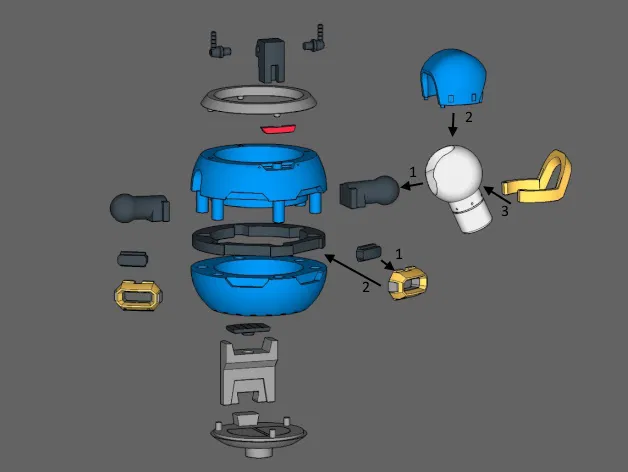 Mô hình Ride Armor "Rabbit" từ Rockman X2 (Mega Man) cho dòng Mega Armor - Image 5