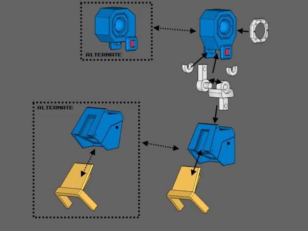 Mô hình Ride Armor "Rabbit" từ Rockman X2 (Mega Man) cho dòng Mega Armor - Image 7