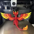Mô hình in 3D Rồng Phượng Hoàng (Baby Phoenix Dragon) cực đáng yêu - Thumbnail 3