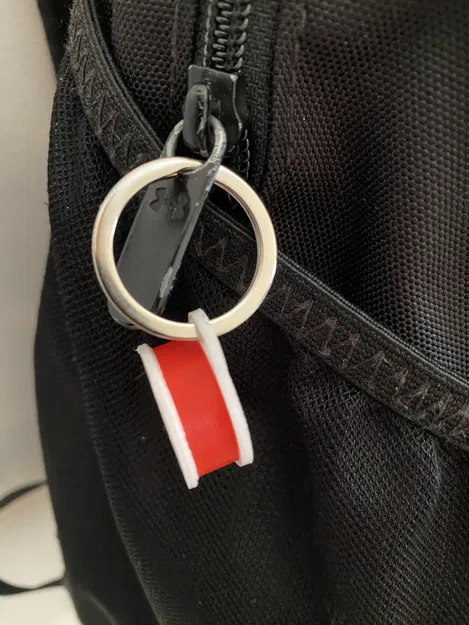 Móc khóa cuộn nhựa in 3D - Image 1