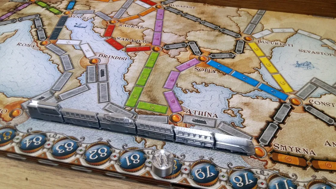Bộ phụ kiện mở rộng Snowpiercer cho Ticket to Ride - Image 1