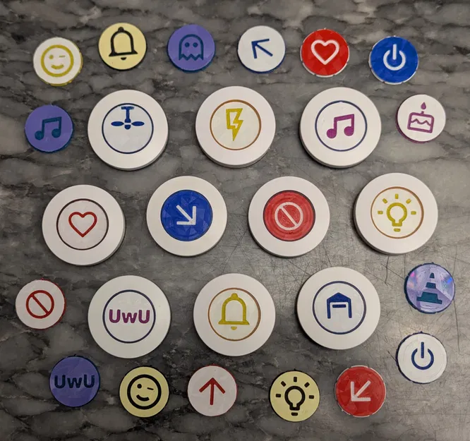 Thay thế mặt nút nhấn cho các loại remote tròn 315/433 MHz - Image 1