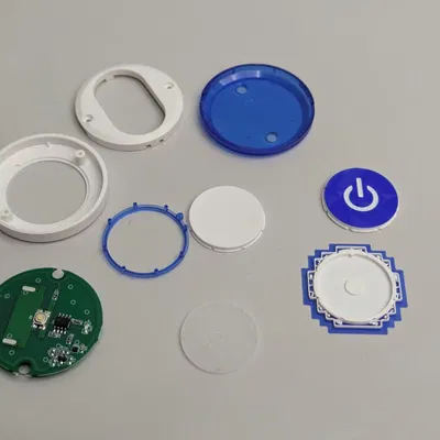 Thay thế mặt nút nhấn cho các loại remote tròn 315/433 MHz