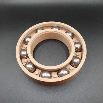 Vòng bi gỗ Fiber - Muốn xoay thử không? Ghé xem FabLabHamm tại MakerFaireRuhr