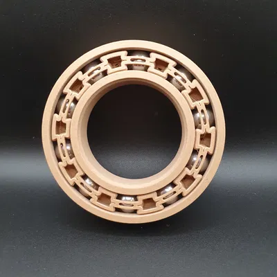 Vòng bi gỗ Fiber - Muốn xoay thử không? Ghé xem FabLabHamm tại MakerFaireRuhr