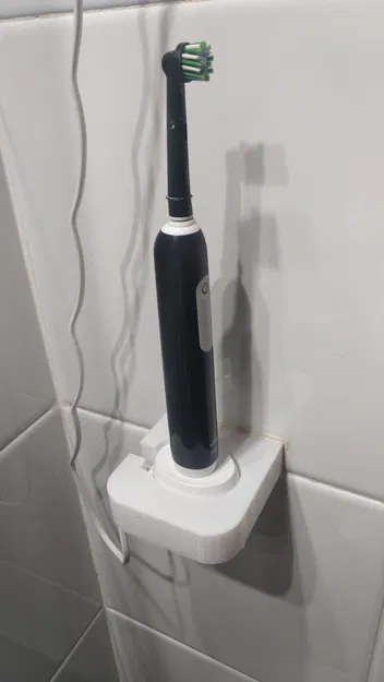 Giá treo tường tích hợp sạc cho bàn chải điện Oral B - Image 1