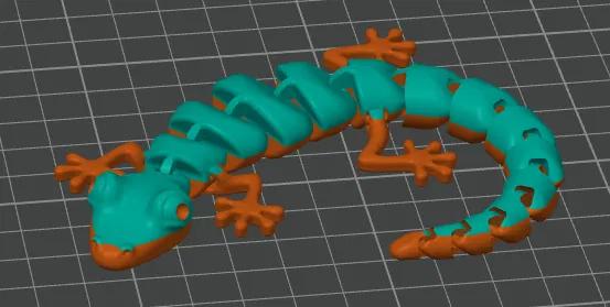 Mô hình thằn lằn cử động linh hoạt - Đồ chơi in 3D độc đáo - Image 1