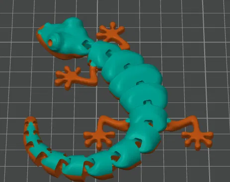 Mô hình thằn lằn cử động linh hoạt - Đồ chơi in 3D độc đáo - Image 2