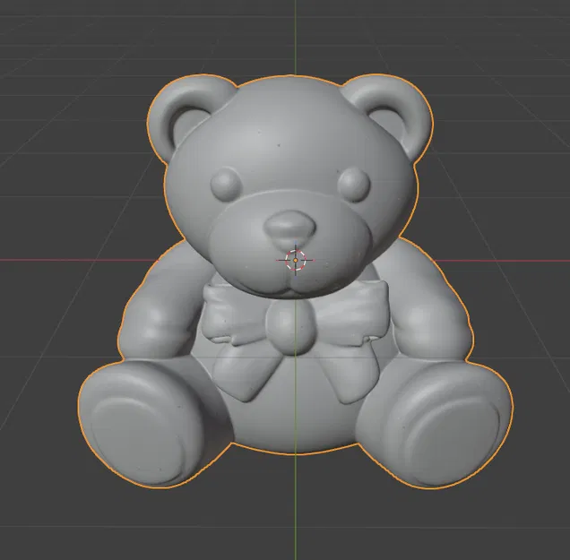 Mô hình 3D gấu Teddy trang trí dễ thương (Orsetto Teddy) - Image 1