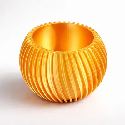 Bình hoa xoắn ốc Vector Twist