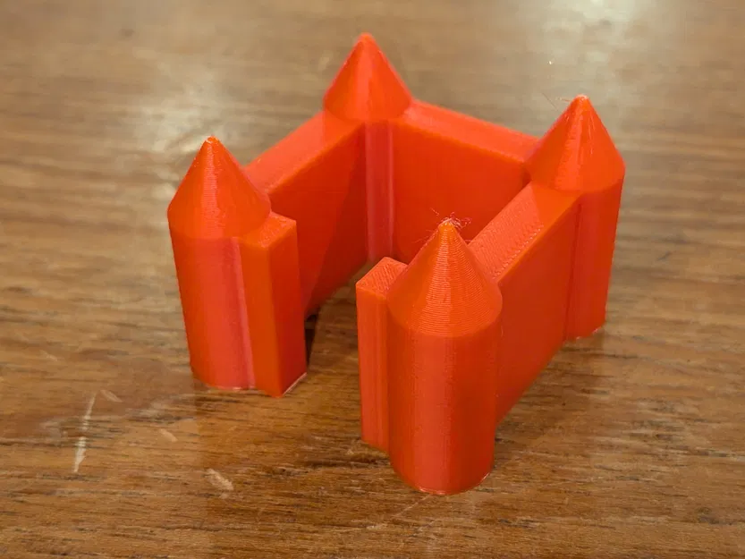 Mô hình lâu đài nhỏ dễ in (4x4 cm) - Image 3