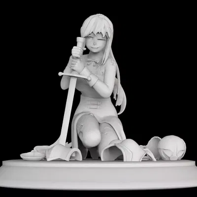 Mô hình 3D in miễn phí nhân vật Darkness trong Konosuba