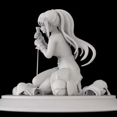 Mô hình 3D in miễn phí nhân vật Darkness trong Konosuba