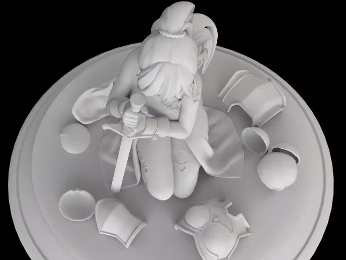 Mô hình 3D in miễn phí nhân vật Darkness trong Konosuba - Image 5